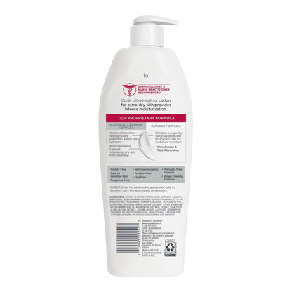 Curél Ultra Healing Intensive Fragrance-Free Lotion, Extra-Dry Sensitive Skin Moisturizer