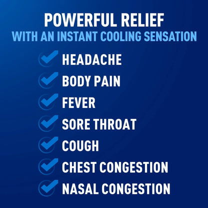 Mucinex Fast-Max Kickstart Severe Cold & Flu Liquid, OTC Cough Relief, Menthol Flavor, 6 fl oz