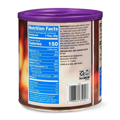 Great Value Milk Chocolate Hot Cocoa Drink Mix, 27 oz Canister