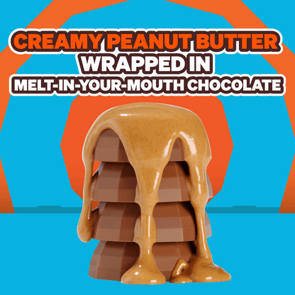 Feastables MrBeast Chocolate Peanut Butter Cups, 1.41 oz (40g), 5 Count