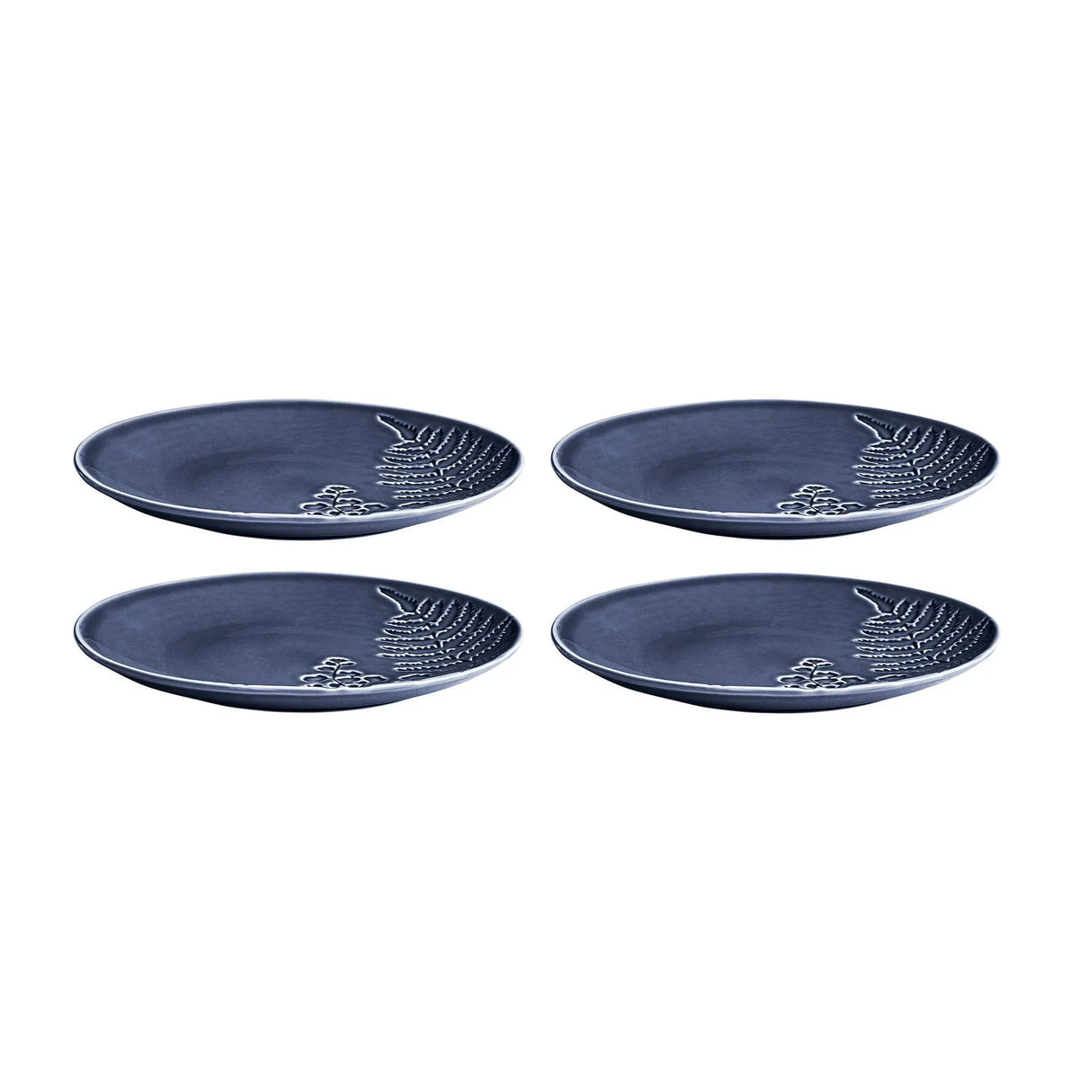 Better Homes & Gardens Ellie Blue Stoneware 12 Piece Dinnerware Set