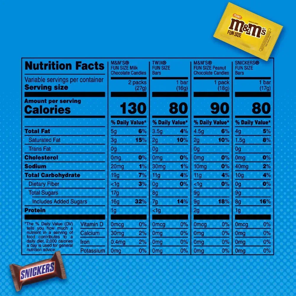 M&M'S, Snickers & Twix Fun Size Spring Break Milk Chocolate Candy - 30.98 Oz Bulk Bag