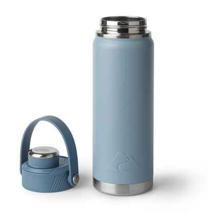 Ozark Trail 24 oz Stainless Steel Insulated Chug Water Bottle, Light Blue