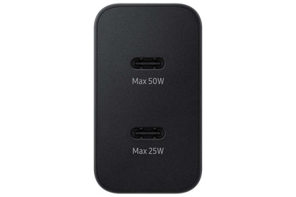 Samsung 50W Duo Power Adapter, Black (Cable not included)