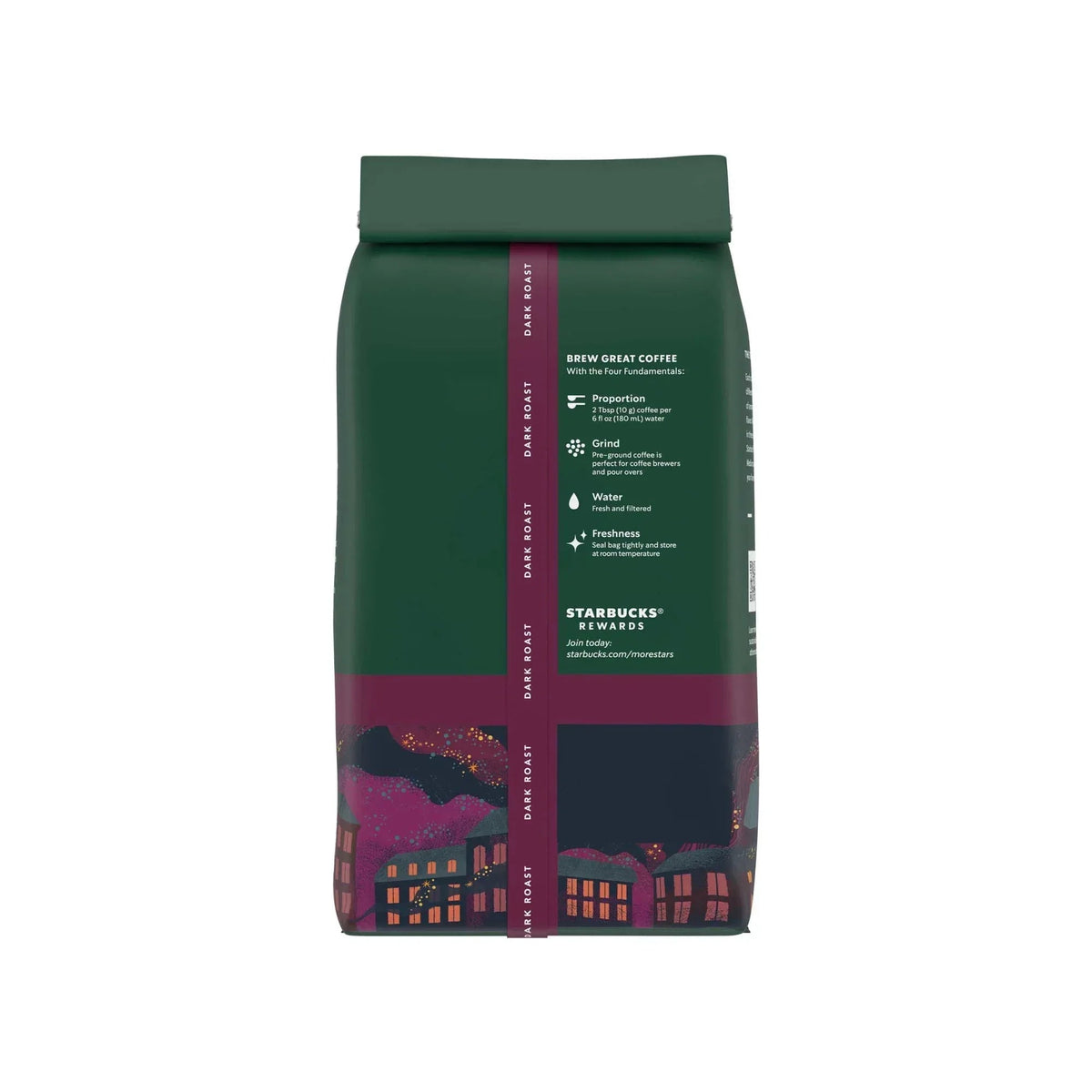 Starbucks Ground Coffee, Dark Roast Hot or Iced Coffee, French Roast, 28 oz