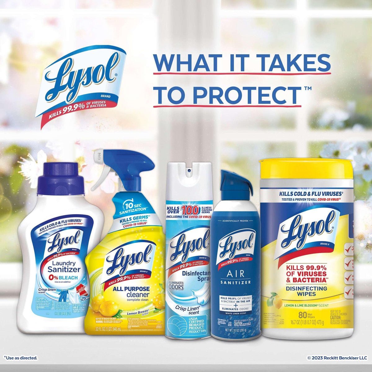 Lysol Air Sanitizer Spray, Air Sanitizer and Bacterial Odor Eliminating, Simple Fresh, 10 fl oz