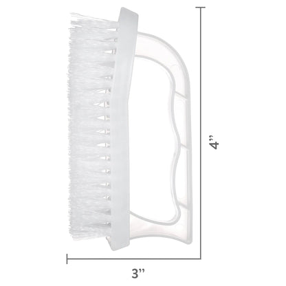 Great Value Iron Handle Multi-Purpose Cleaning Scrub Brush, White, 1 Count