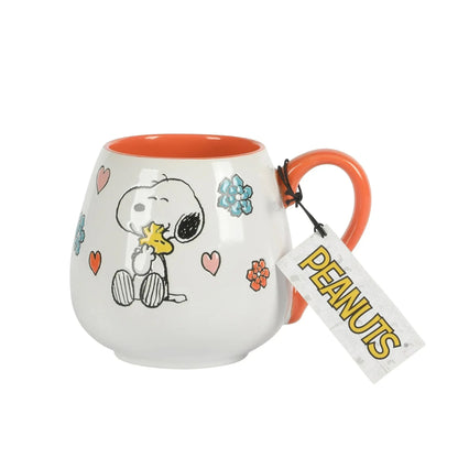 Peanuts Mother Baby Orange 20oz Ceramic Mug