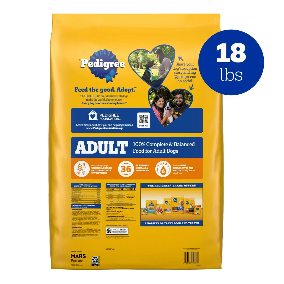 Pedigree Complete Nutrition Adult Dry Dog Food, Roasted Chicken & Vegetable Flavor
