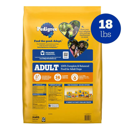 Pedigree Complete Nutrition Adult Dry Dog Food, Roasted Chicken & Vegetable Flavor