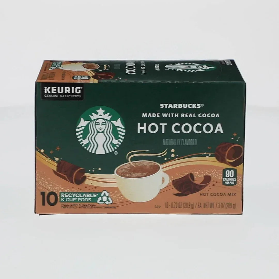 Starbucks Hot Cocoa, Made with Real Cocoa, K-Cup Coffee Pods, 10 Count