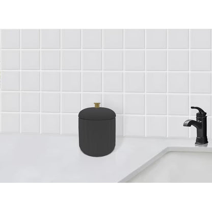 Beautiful Bathroom Canister, Gray