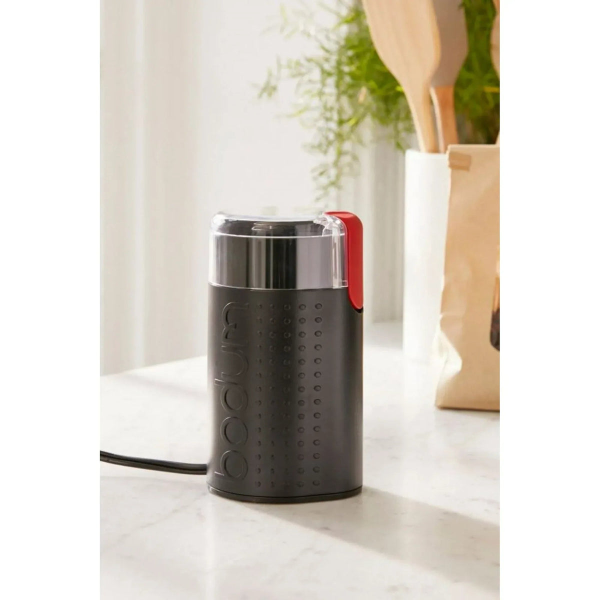 Bodum Bistro Stainless Steel Blade Electric Coffee Grinder, 7 inches, Black, New