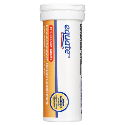 Equate Immune Support Dietary Supplement Effervescent Tablets, Orange Flavor, 10 Count, Compare to Airborne® Ingredients