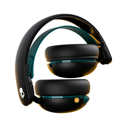 Skullcandy Grom Wireless XT Bluetooth Headphones, Designed for Kids, 3.5mm AUX Cable Included for Wired Connection, Black