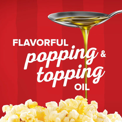 Orville Redenbacher's Popping & Topping Buttery Flavored Popcorn Oil, 16 fl. oz.
