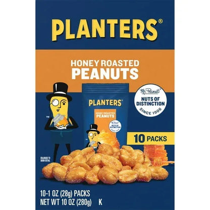 PLANTERS Honey Roasted Peanuts 10