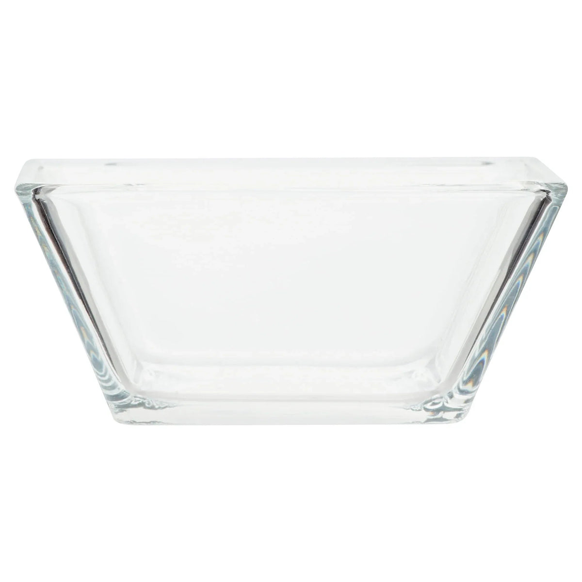 Mainstays 12-Piece Square Clear Glass Dinnerware Set