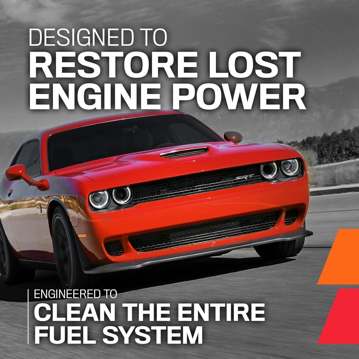K&N Performance+ Fuel System Cleaner: Restores Performance and Acceleration, 16 Ounce Bottle Treats up to 21 Gallons, 99-2050 , Black
