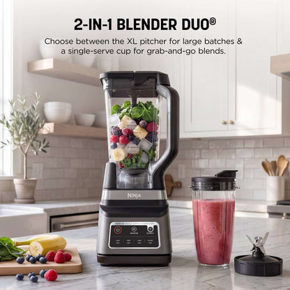 Ninja Professional Plus DUO 72-Oz Blender, Smoothies, Ice Crush, 2 Auto-iQ Preset Programs, 4 Speeds, 1400PW, BN750