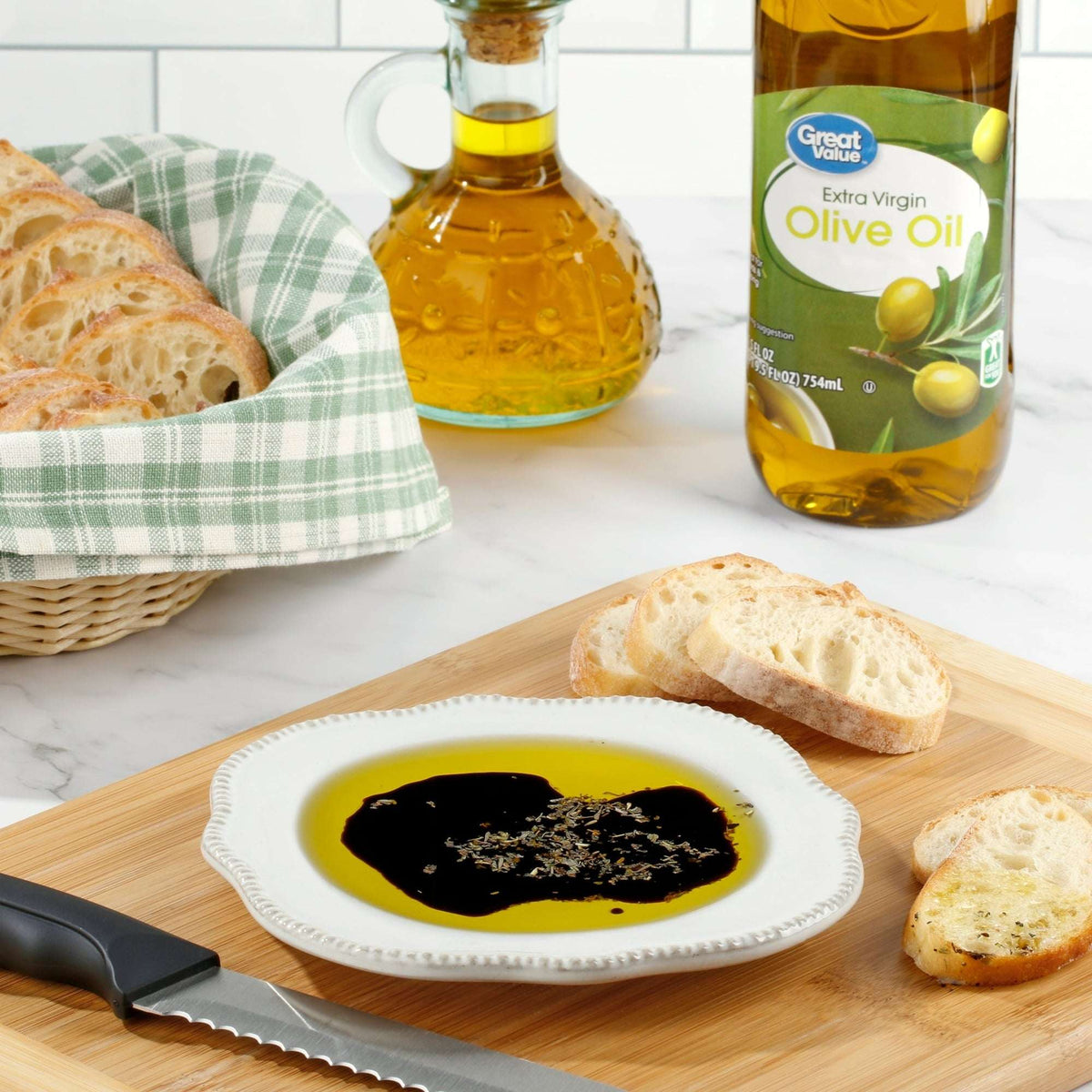 Great Value: 100% Extra Virgin Olive Oil, 25.5 fl oz