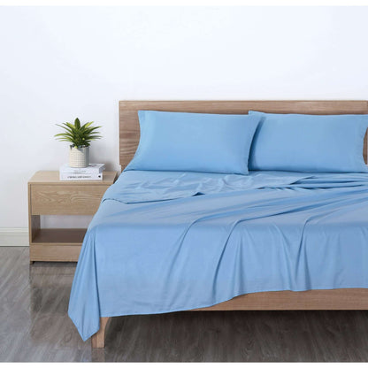 Mainstays Basic Value Microfiber Bed Sheet Set, 4 Piece