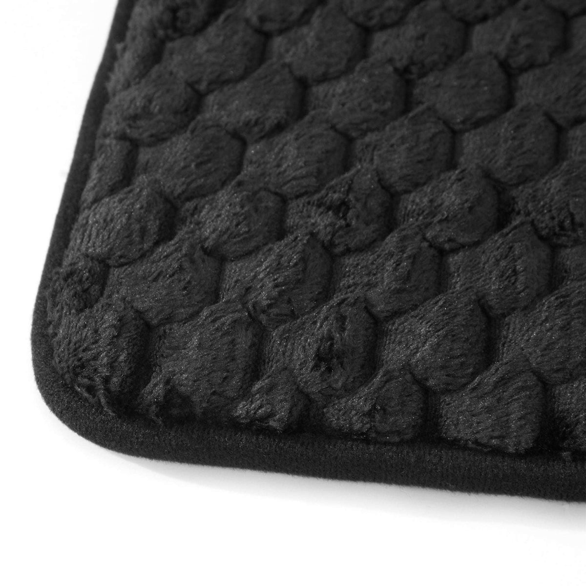 Mainstays Brown Bag 2pc Tile Bubble Bath Rug Set