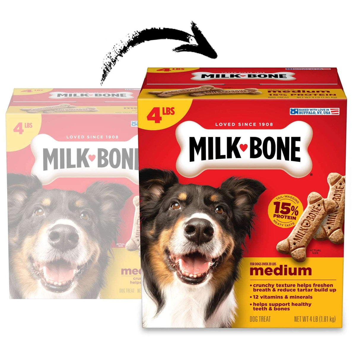 Milk Bone Original Biscuits, Medium Dog Treats