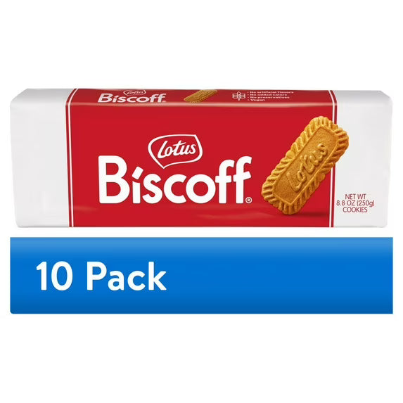 Lotus Biscoff Cookies, 8.8oz, 32 Cookies per Pack