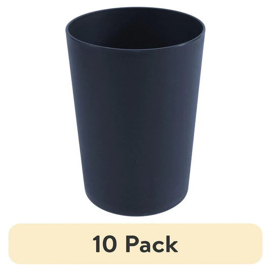 (10 pack) Mainstays - Dark Blue Round Plastic Tumbler, 18-Ounce