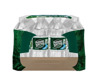 Poland Spring 100% Natural Spring Water Bottles – 20 fl oz, 28-Pack