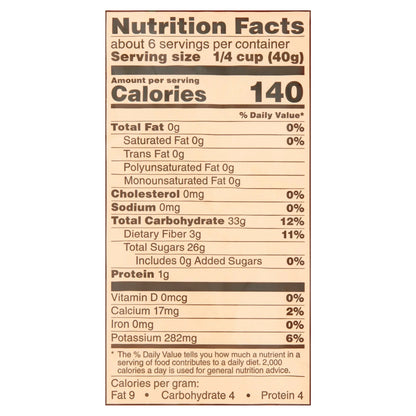 Great Value Pitted Deglet Noor Dates Dried Fruit, 8 oz