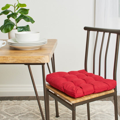 Mainstays Textured Chair Seat Pad (Chair Cushion), 1-Piece, 15.5" x 16"