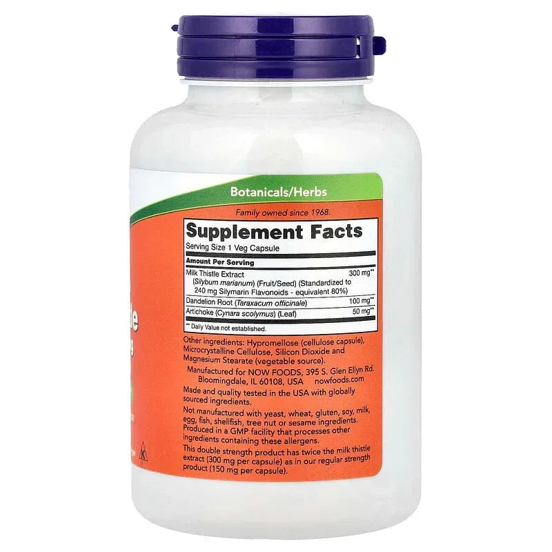 NOW Foods, Milk Thistle Extract 300 mg & 750 mg