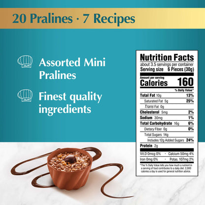 Lindt Mini Pralines Assorted Chocolates 3.4 oz Gift Box