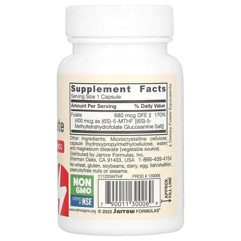 Jarrow Formulas, Vegan Methyl Folate