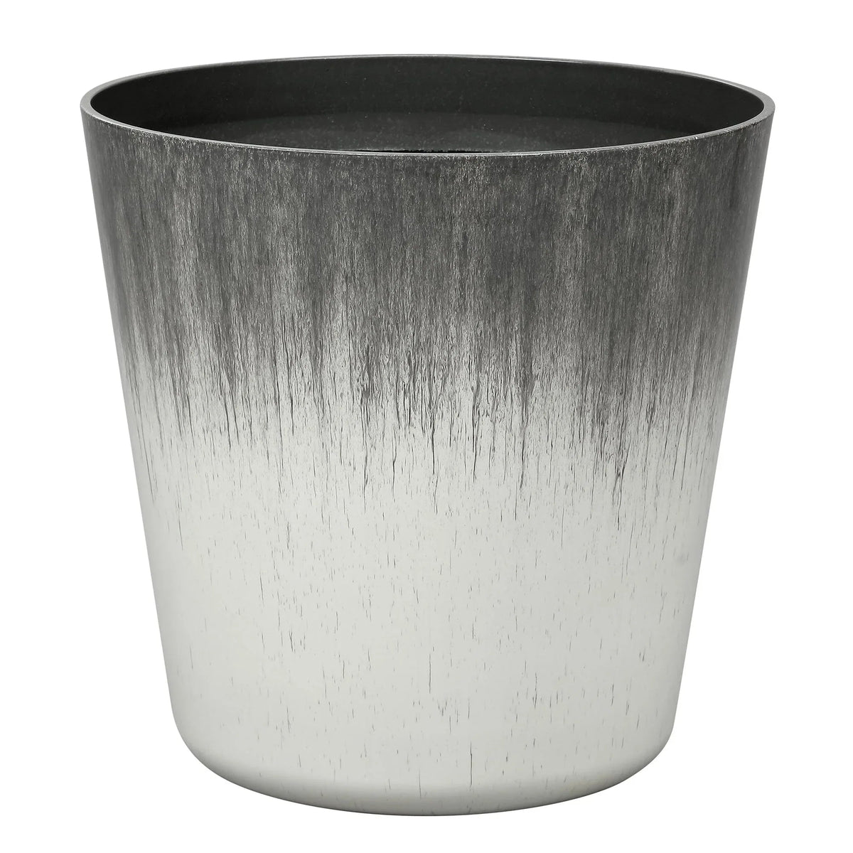 Better Homes and Gardens Esmeralda Plastic Planter 12" x 12" x 12" Round Toupe Finish