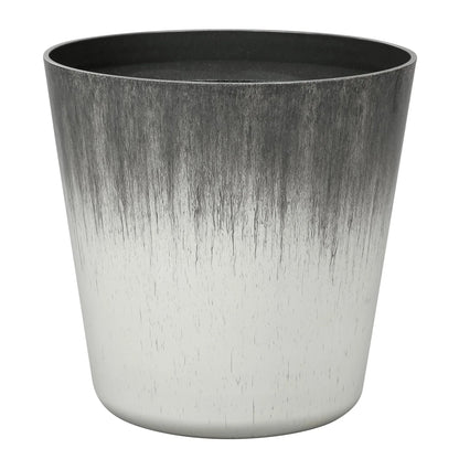 Better Homes and Gardens Esmeralda Plastic Planter 12" x 12" x 12" Round Toupe Finish
