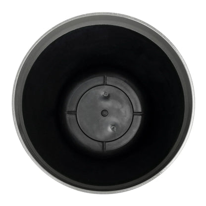 Better Homes and Gardens Esmeralda Plastic Planter 12" x 12" x 12" Round Toupe Finish