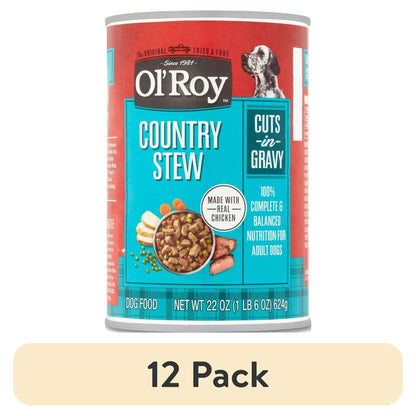 Ol' Roy Country Stew Cuts in Gravy Wet Dog Food, 22 oz