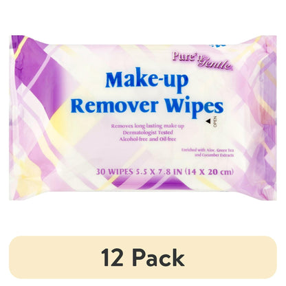 Pure'n Gentle Make-up Remover Wipes, 30 sheets