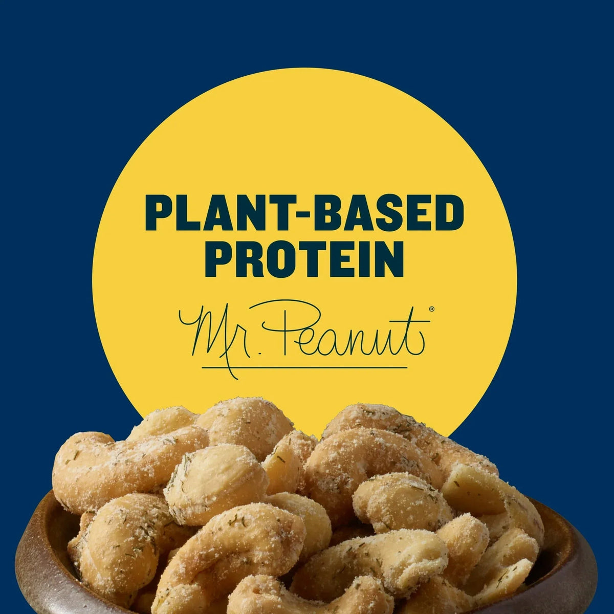 PLANTERS Whole Cashews Dill Pickle Flavored, Party Snacks, Plant Based Protein 5 oz Plastic Bag