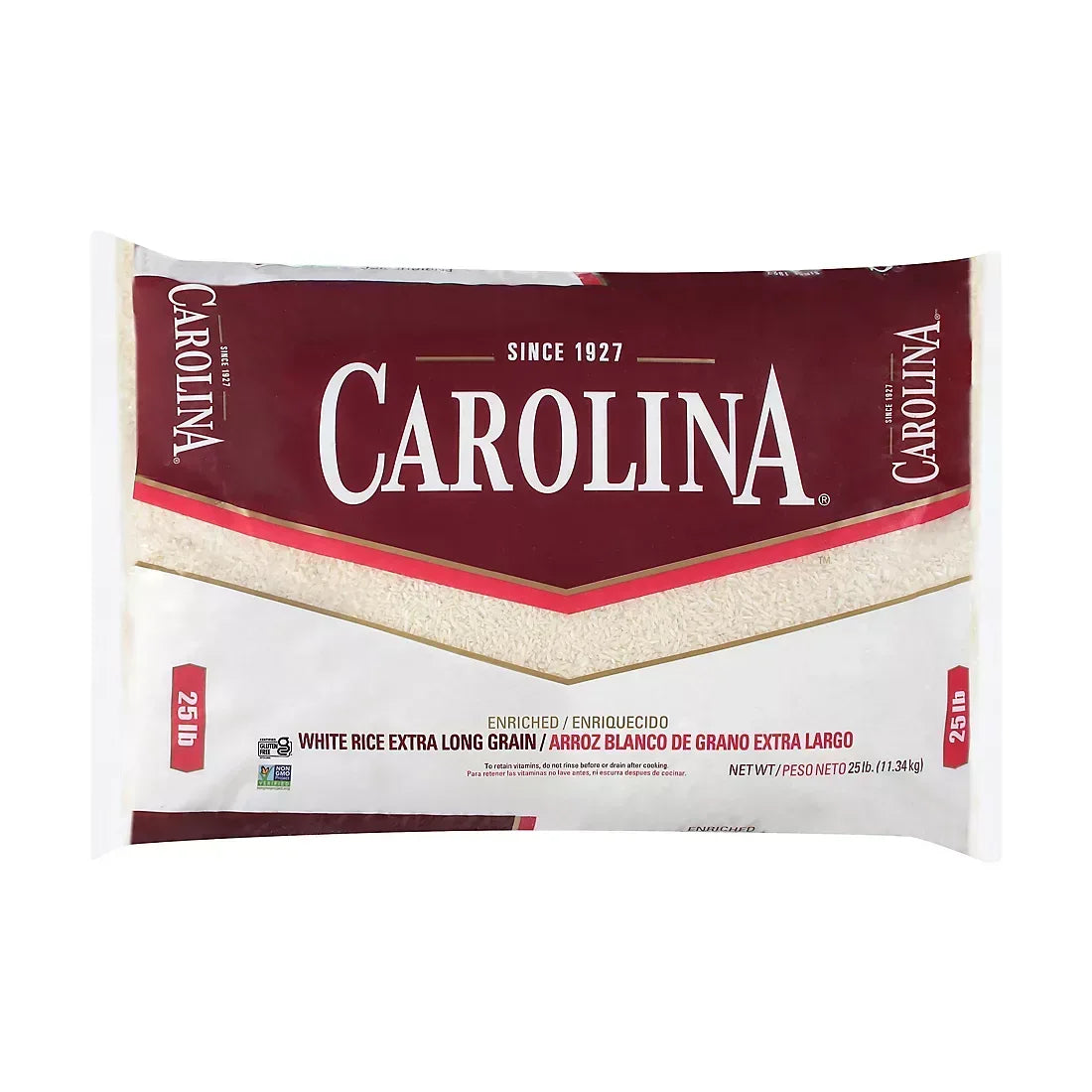 Carolina Enriched Extra Long Grain White Rice, 25 lbs.