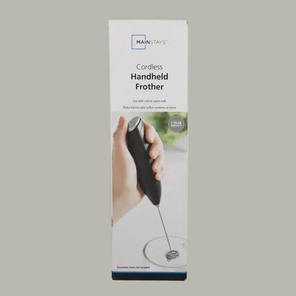 Mainstays Milk Frother, Battery-Powered Handheld Milk Frother Wand