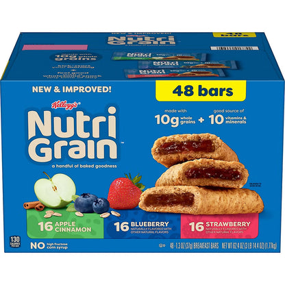 Nutri-Grain Bars Variety Pack, 48 ct.