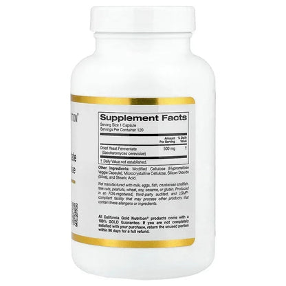 California Gold Nutrition, EpiCor®, Dried Yeast Fermentate, 500 mg