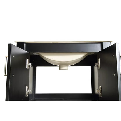 ANZZI Mosset 24" Bathroom Vanity with 014B Faucet - Black
