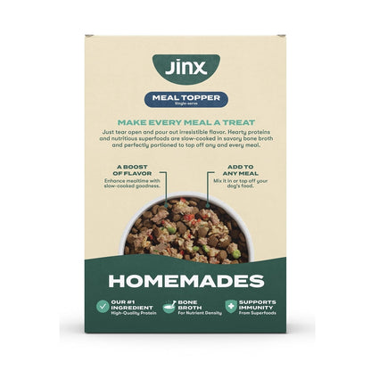 Jinx Homemades Single Serve Value Pack Wet Natural Dog Food, Grain-Free, 3oz Variety Pack 18ct