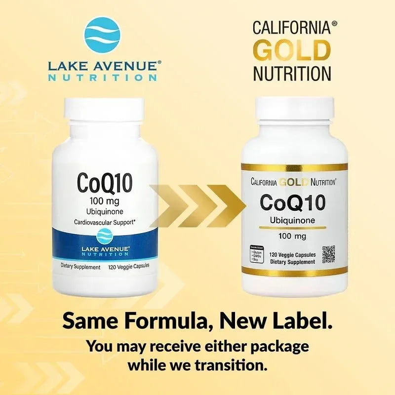 California Gold Nutrition, CoQ10, USP Grade Ubiquinone, 100 mg