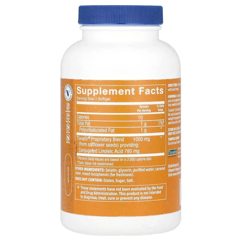 The Vitamin Shoppe, Tonalin® CLA, 1,000 mg, Softgels